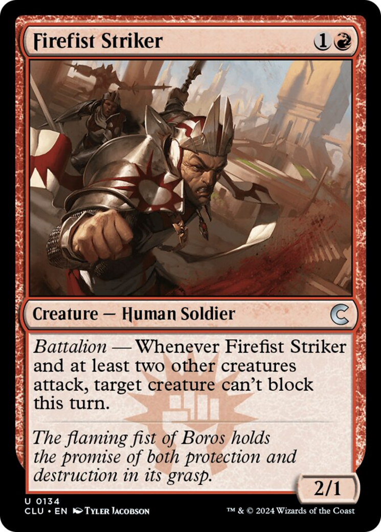 Firefist Striker [Ravnica: Clue Edition]