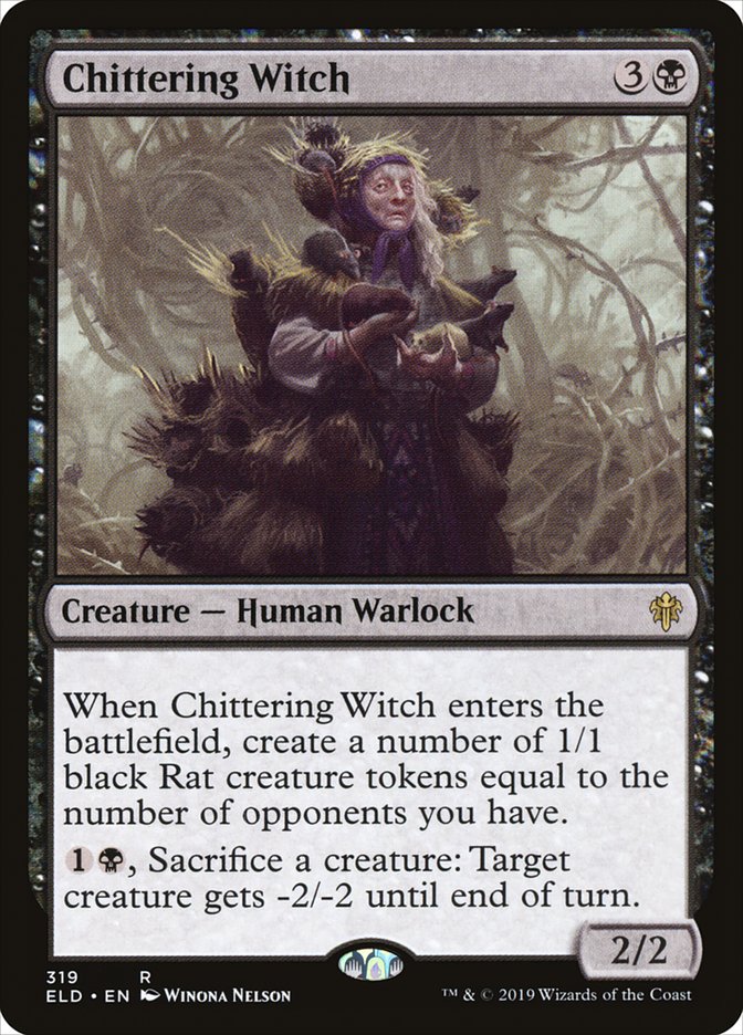 Chittering Witch [Throne of Eldraine]