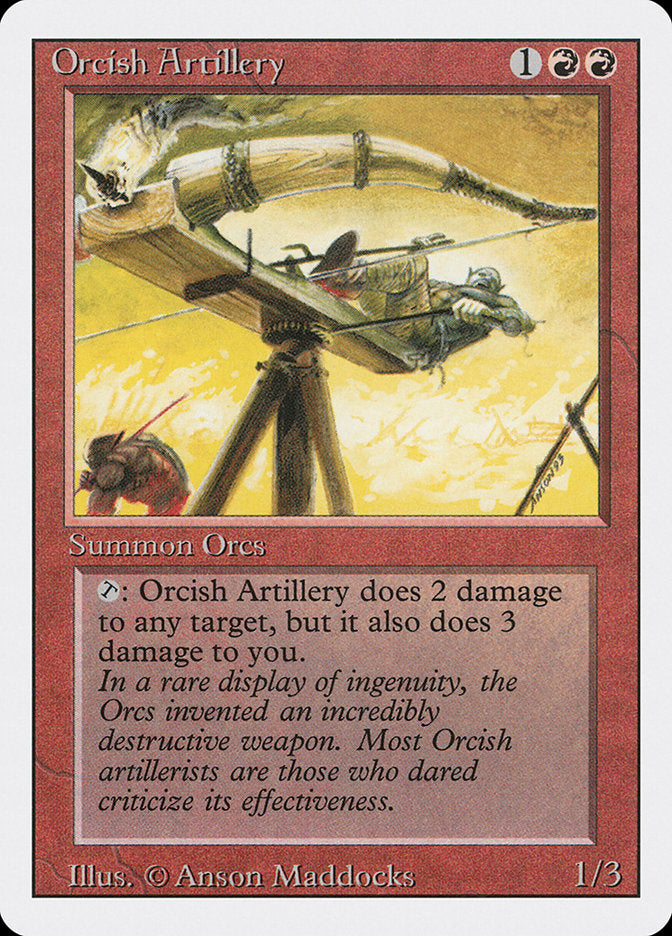 Orcish Artillery [Revised Edition]