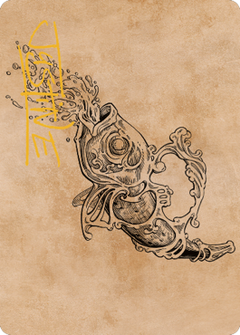 Decanter of Endless Water Art Card (Gold-Stamped Signature) [Commander Legends: Battle for Baldur's Gate Art Series]