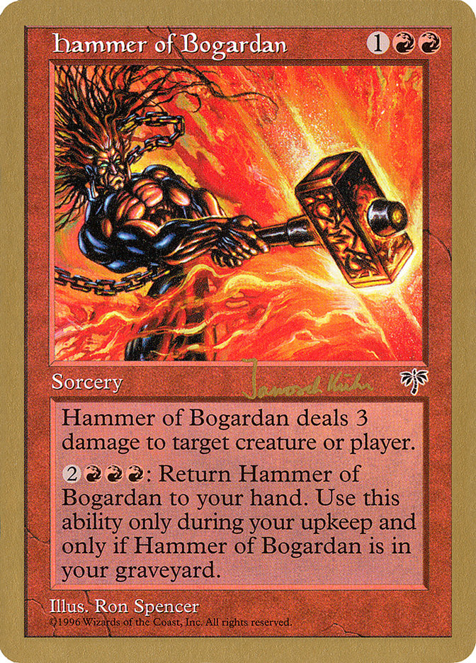Hammer of Bogardan (Janosch Kuhn) [World Championship Decks 1997]