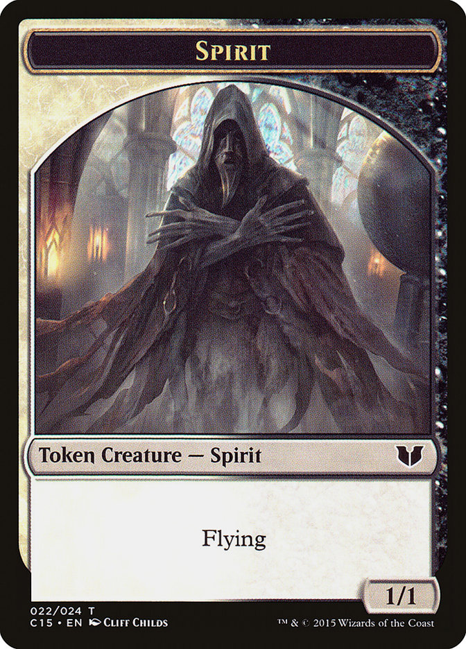 Spirit (022) // Angel Double-Sided Token [Commander 2015 Tokens]