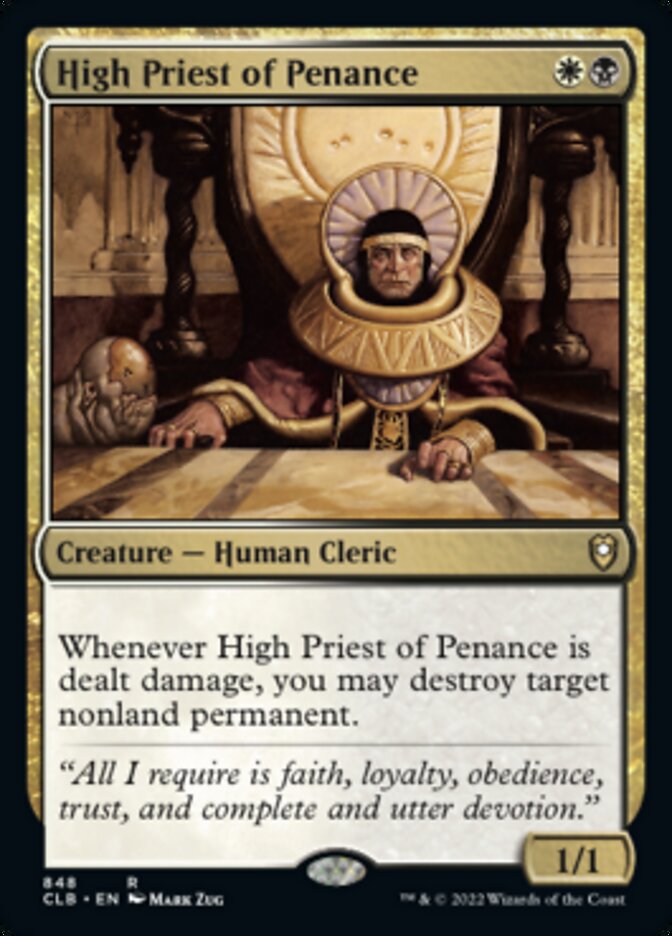 High Priest of Penance [Commander Legends: Battle for Baldur's Gate]