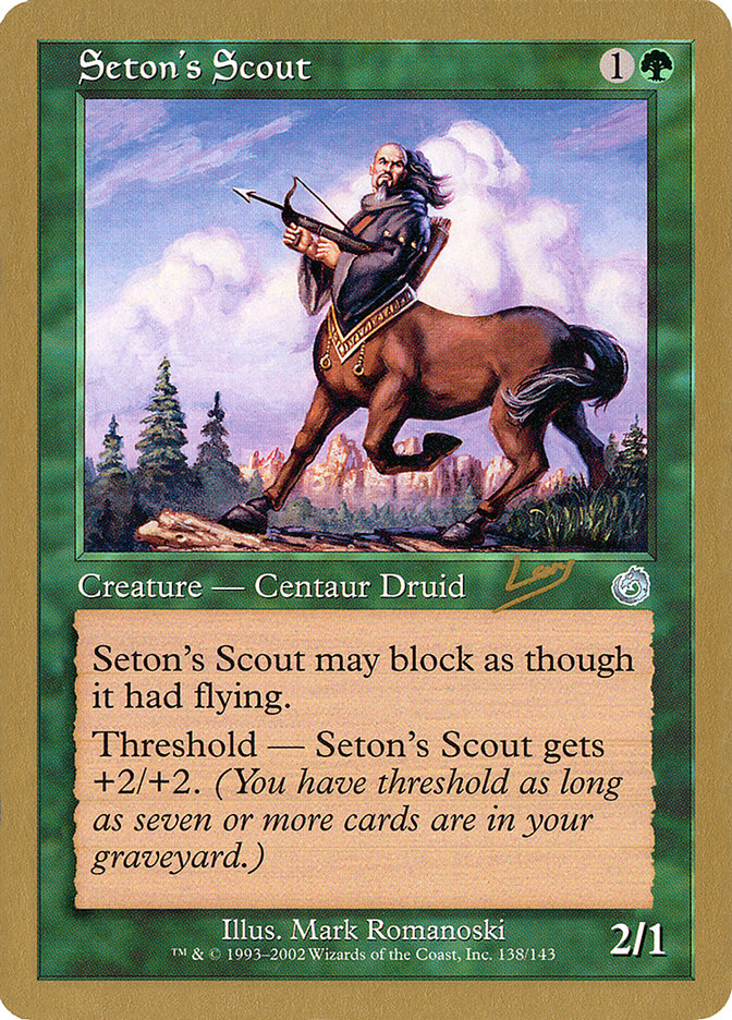 Seton's Scout (Raphael Levy) [World Championship Decks 2002]
