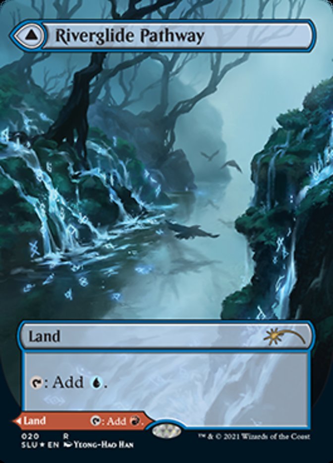 Riverglide Pathway // Lavaglide Pathway (Borderless) [Secret Lair: Ultimate Edition 2]