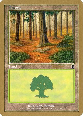Forest (347) - 2002 Raphael Levy (ODY) [World Championship Decks 2002]