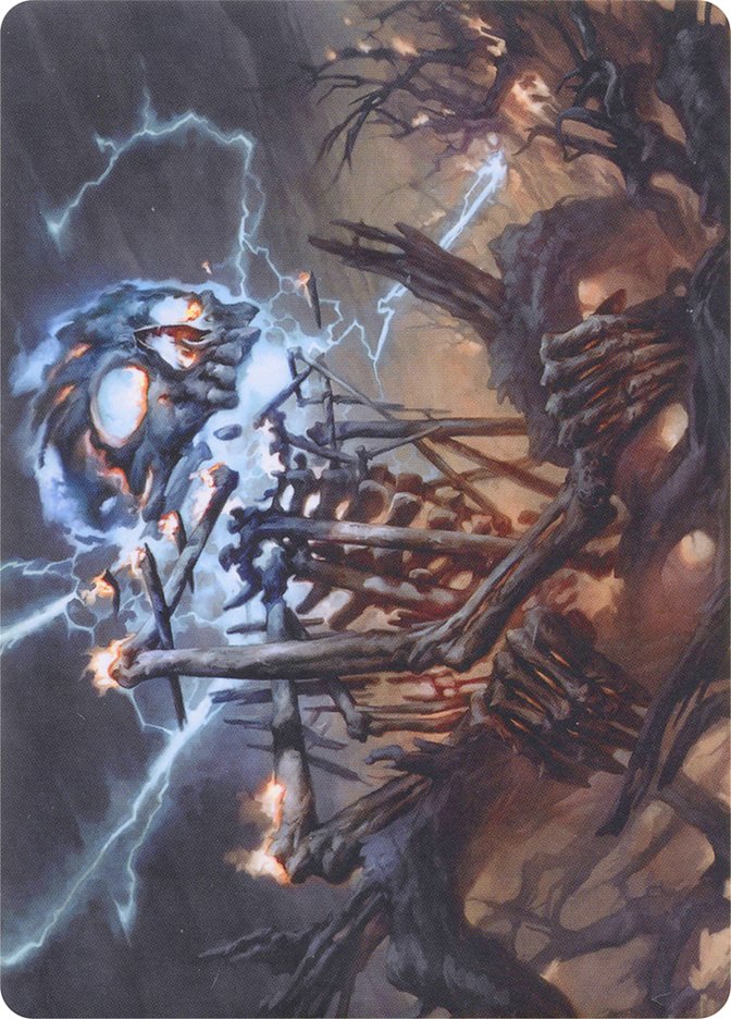 Lightning Skelemental // Lightning Skelemental [Modern Horizons Art Series]