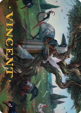 Kindred Discovery Art Card (Gold-Stamped Signature) [Commander Legends: Battle for Baldur's Gate Art Series]