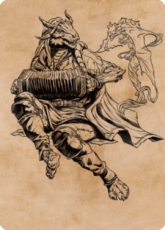 Korlessa, Scale Singer Art Card [Commander Legends: Battle for Baldur's Gate Art Series]