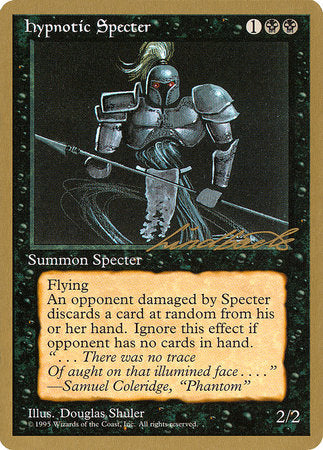 Hypnotic Specter - 1996 Leon Lindback (4ED) [Pro Tour Collector Set]