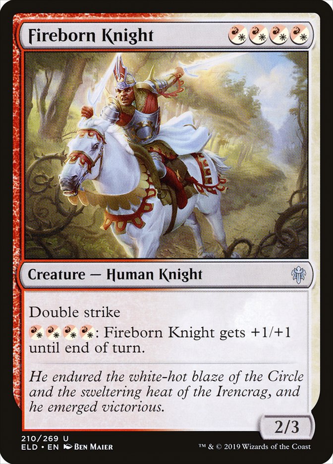 Fireborn Knight [Throne of Eldraine]