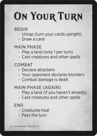 Rules Card [War of the Spark Tokens]