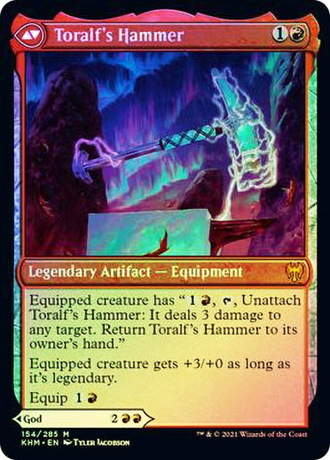 Toralf, God of Fury // Toralf's Hammer [Kaldheim Prerelease Promos]
