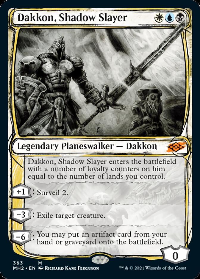 Dakkon, Shadow Slayer (Sketch) [Modern Horizons 2]