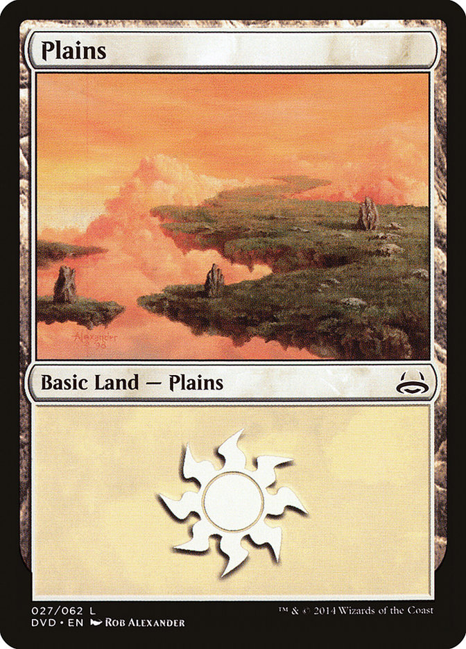 Plains (27) (Divine vs. Demonic) [Duel Decks Anthology]