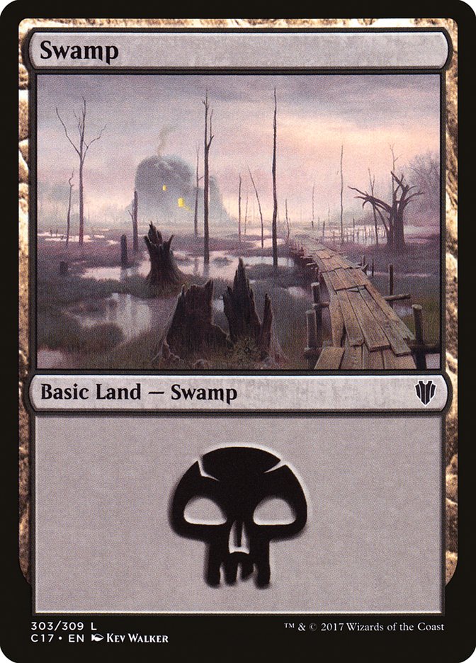 Swamp (303) [Commander 2017]