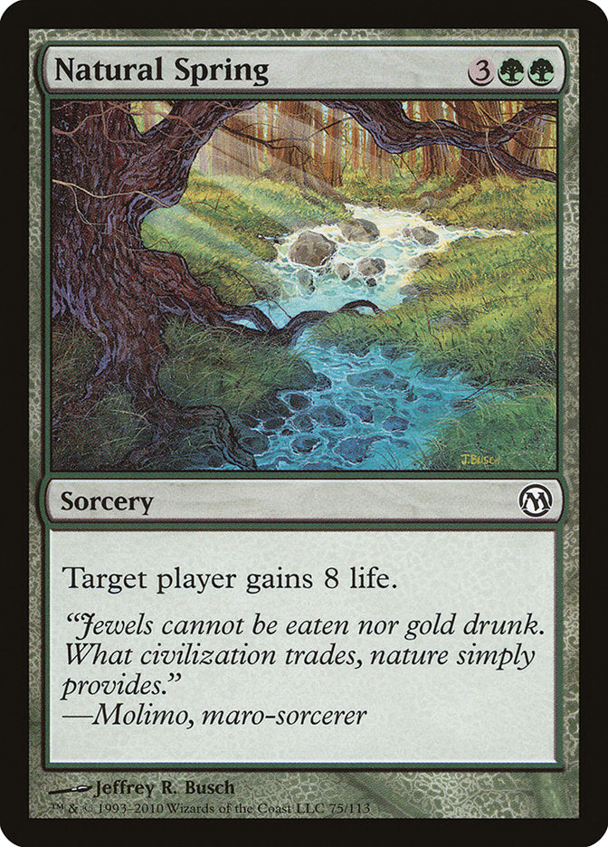 Natural Spring [Duels of the Planeswalkers]