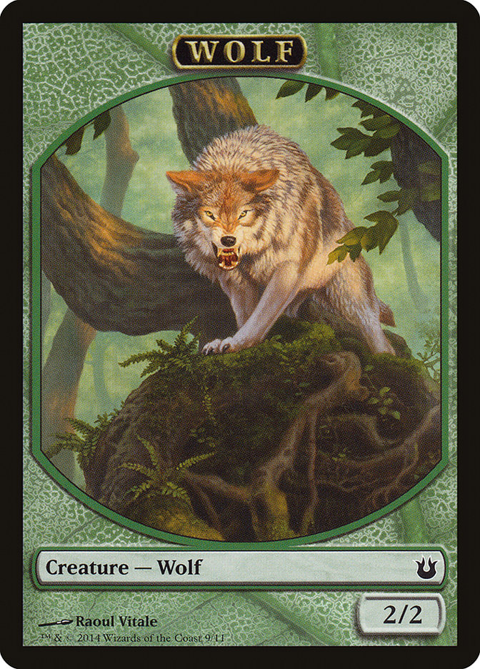 Wolf Token [Born of the Gods Tokens]