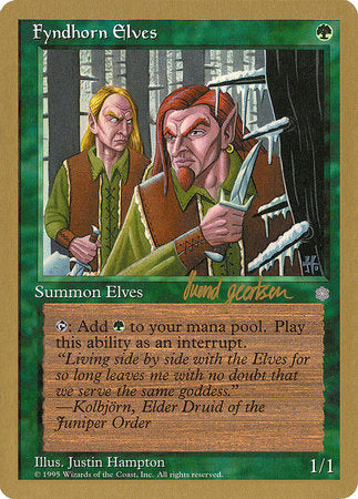 Fyndhorn Elves - 1997 Svend Geertsen (ICE) [World Championship Decks 1997]