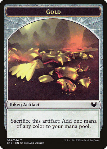 Gold Token [Commander 2015 Tokens]