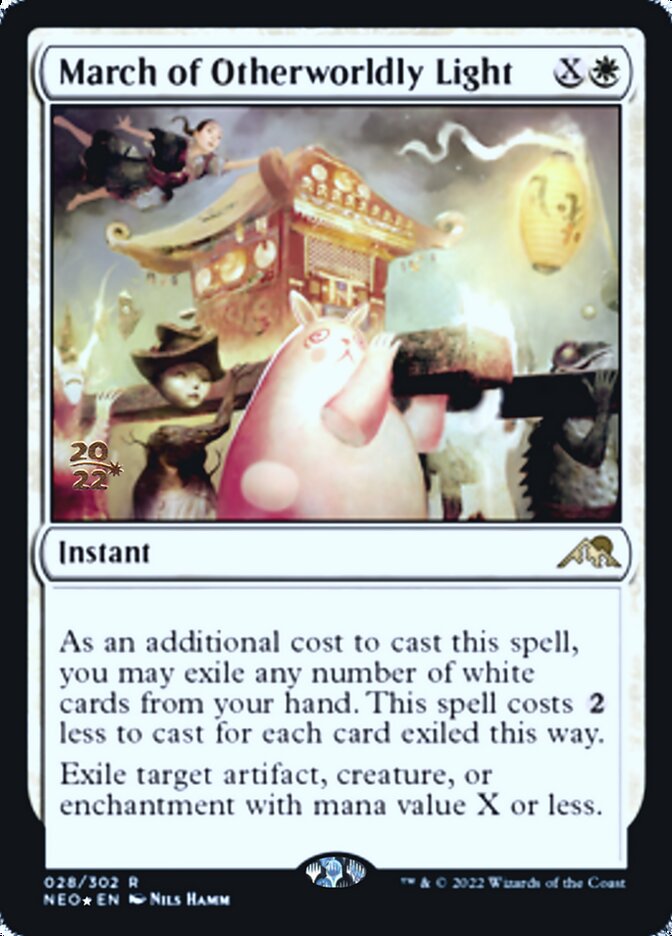 March of Otherworldly Light [Kamigawa: Neon Dynasty Prerelease Promos]