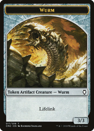 Wurm Token (Lifelink) [Commander Anthology Volume II Tokens]