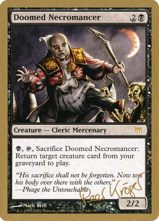 Doomed Necromancer - 2003 Peer Kroger (8ED) [World Championship Decks 2003]