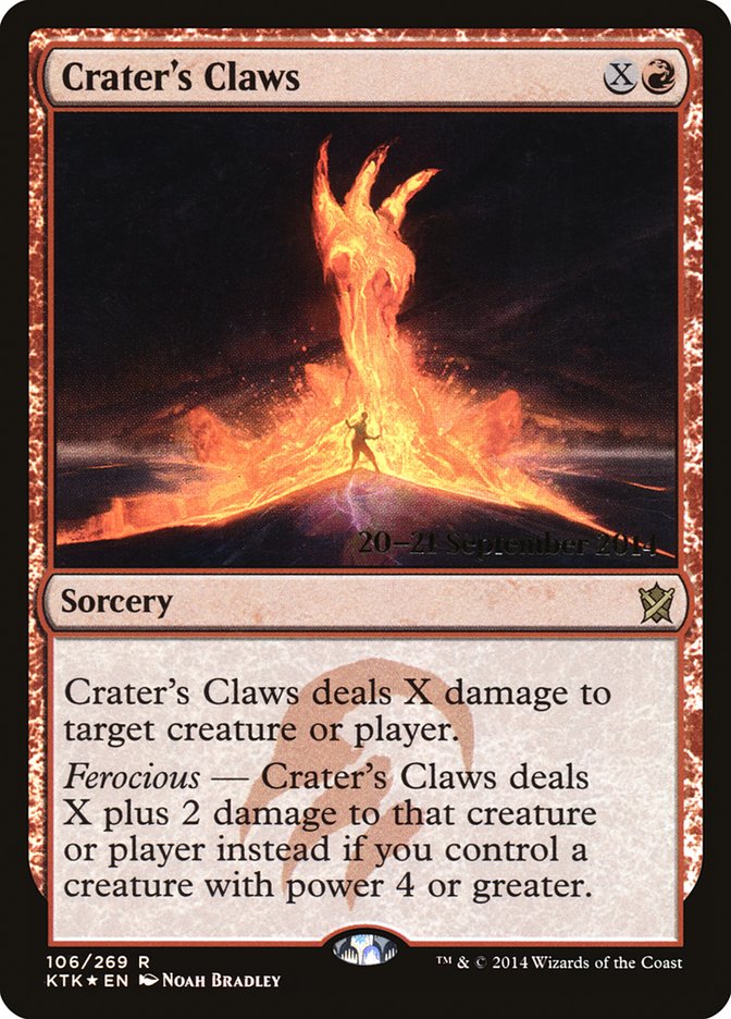 Crater's Claws [Khans of Tarkir Prerelease Promos]