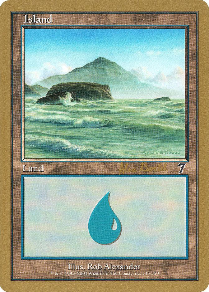 Island (ab333) (Alex Borteh) [World Championship Decks 2001]