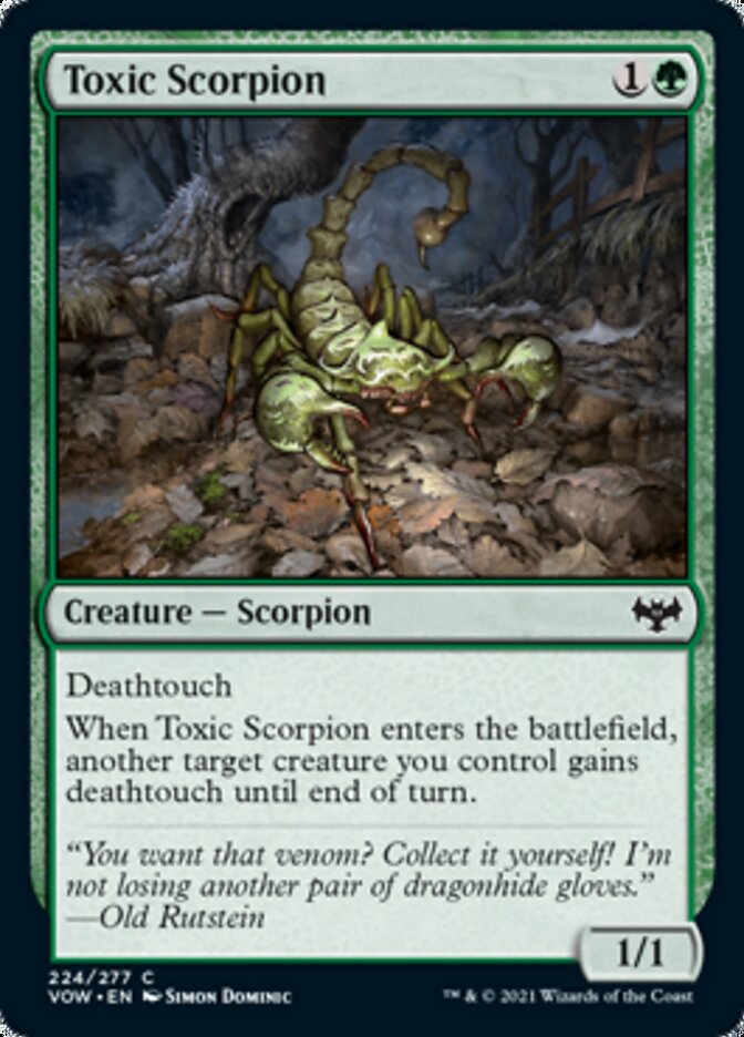 Toxic Scorpion [Innistrad: Crimson Vow]